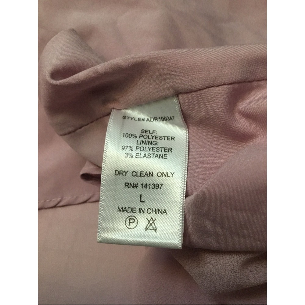 Astr Soft Pink Ruffle Wrap Maxi Dress Spaghetti Strap Size L Like New - Picture 8 of 11